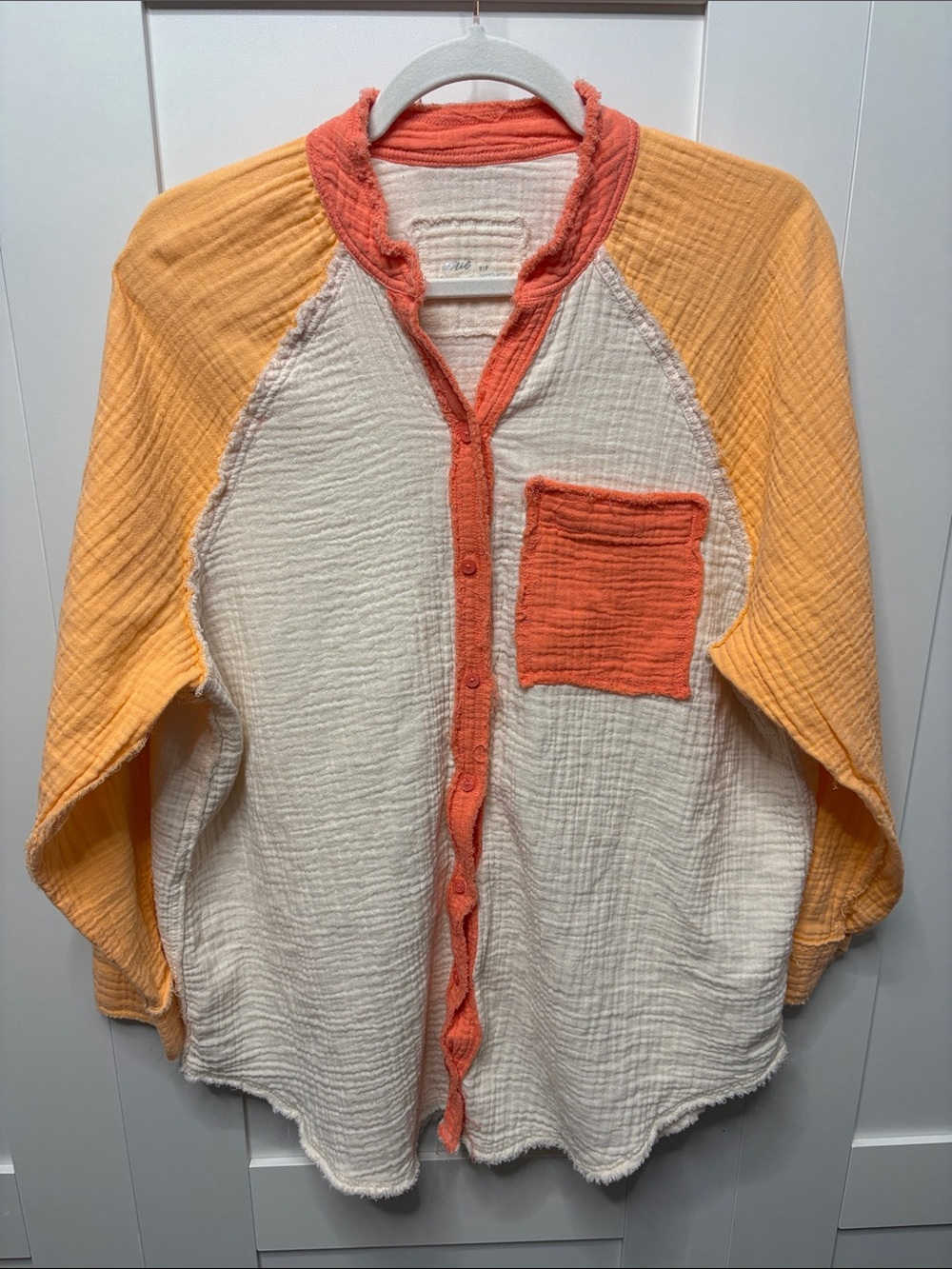 Aerie Gauzy Coverup Shirt - Picture 4 of 9